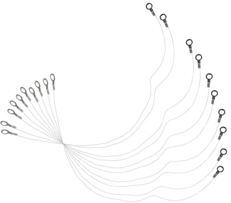 POPETPOP 10pièces Niveleur De Gâteau Fil Acier Inoxydable Trancheuse à Gâteau Outil De Nivellement pour Gâteaux Coupe-Fromage Set De Fils De Coupe Fournitures De Pâtisserie