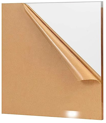 1-pack akrylskivor (5 mm) tjocka, akrylskivor av hög kvalitet, splittersäkra, lätta for gör-det-själv-projekt, målning, fotografi, etiketter(100X100mm)