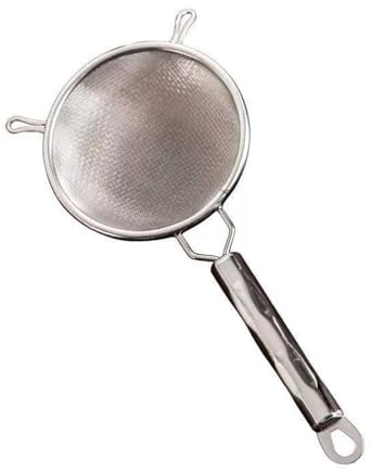 Setaccio Per Farina Da Forno Setaccio for farina con filtrazione a doppio orecchio Setaccio in acciaio inossidabile(31x14cm)