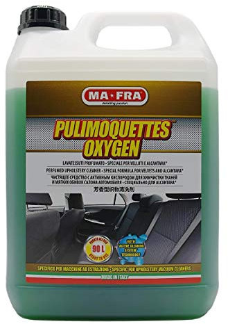 RILEA Pulimoquettes per La Pulizia Tessuto, Velluto e Moquette 4,5lt Ma-fra