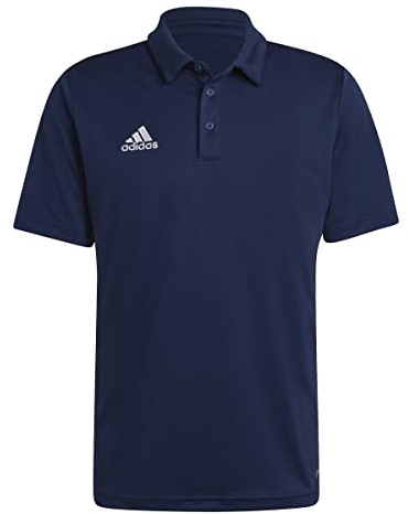 adidas Men's Entrada 22 Polo Shirt, Team Navy Blue 2, XL Tall