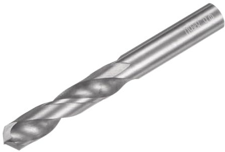 sourcing map Solid Carbide Drill Bit, 6.8mm (0.268) YG6X/C3 Micro-Grain Tungsten Carbide Short Twist Drill Bits Straight Shank for Drilling Stainless Steel Aluminum Metal Plastic