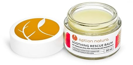 Ringelblumensalbe, Natürliche Heilsalbe & Pflegesalbe, Narbensalbe für trockene, empfindliche & rissige Haut – intensive Feuchtigkeit & Regeneration, Soothing Rescue Balm Opcja Natura | 50ml