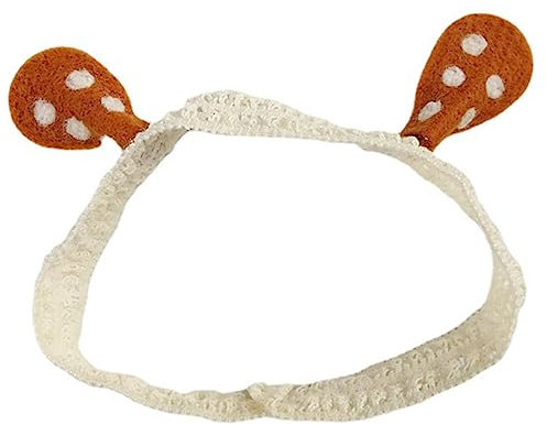 CATIEBYE Weihnachts Stirnband Für Junge Mädchen Mit Geweihdesign Elastisches Haarband Für Mädchen Für Festlichkeiten Fotografie Und Besondere Anlässe Sanft Und Rutschfest