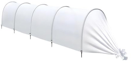 Serre Tunnel de Jardin 1m x 0,8m x 6m – Tunnel Jardin Potager – Serre de Culture Protection UV – Résistante aux Intempéries – Greenhouse Contre le Froid et les Ravageurs - Tunnel pour Tomates