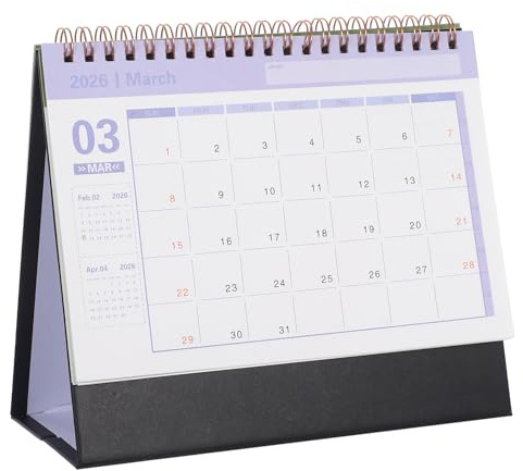 Didiseaon Calendrier De Bureau 2025-2026 : Petit Calendrier De Bureau De Juillet 2025 À Décembre 2026 Planificateur Mensuel À Rabat Pour La Maison Le Bureau Et L'École
