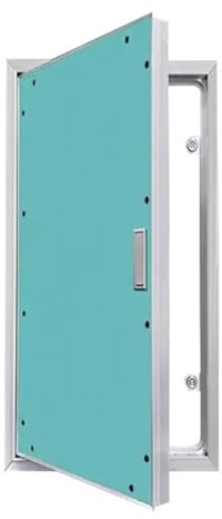 Cadre en aluminium pour porte de cloison sèche, verrouillage, amovible, 40 x 60 cm, parfait pour les murs et plafonds en plaques de plâtre, solution d'accès légère et durable