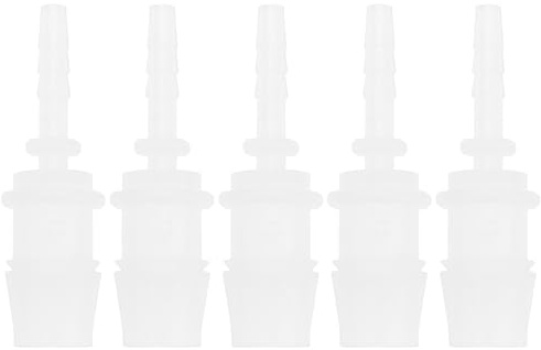YINETTECH 5 Pezzi Da 4 Mm A 12 Mm Raccordo Per Tubo Flessibile Connettore Per Tubo Flessibile Adattatore In Plastica Lunghezza 54 Mm