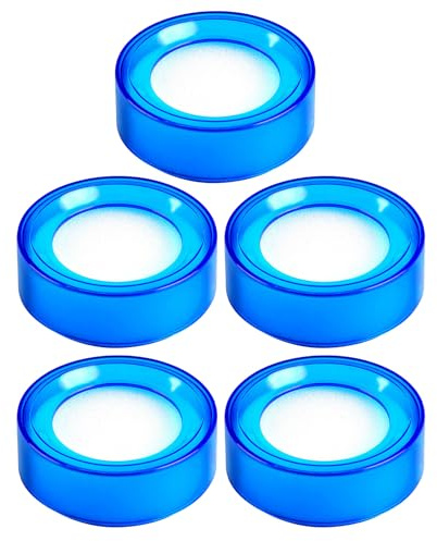 TOYZFRIENDY Spugna Umidificante per Dita 5 Pezzi Umidificatore per Conteggio Contanti e Buste Accessorio per Ufficio Assorbimento Rapido e Riduzione Elettricità Statica Compatto e