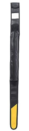 Almeigrity Borsa da Biliardo Club Borsa da Biliardo 3/4 Borsa da Biliardo in Pelle PU Nera Impermeabile con Cerniera Resistente allo Strappo Custodia per Stecca da Biliardo
