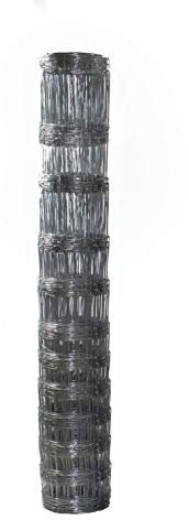 ESTEXO Weidezaun Knotengeflecht Wildzaun Draht Zaun 50 m Gartenzaun Forstzaun Metall-Zaun Drahtgeflecht Drahtzaun (150/12/30)