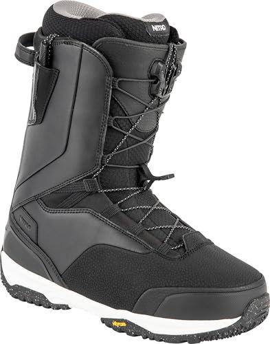 Nitro Herren Nitro Herren Venture Pro Tls '23 All Mountain Freeride Freestyle Schnellschnürsystem Snowboardboot, Schwarz, MP 29,5 // EU 44 2/3 US 11,5