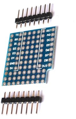 Oxtxuzdm 2. 5Pcs WeMos Breadboard Shield With Battery WiFi Development Board For Data Transfer & Smart Home Automation Prototyping Board