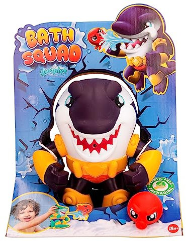 BLOOPIES Bath Squad Willy - Collectible Bath and Water Toy Un baleinier Qui pulvérise de puissants Jets d'eau de la Bouche pour Les Filles et Les Enfants à partir de 2 Ans