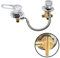 2/3/4/5 Way Split Shower Diverter Valve, Solid Brass Cold & Hot Water Mixer Bathroom Faucet Tap, Thread/Intubation Bathtub Tap for Shower Cabin/Steam Room (Intubation 2-Way)