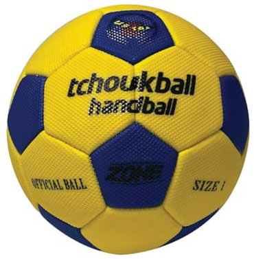 Palos Sports The Zone™ – Balle de tchoukball et de main d'équipe, couverture collante pour une meilleure prise en main (taille 1, école primaire ou collège)