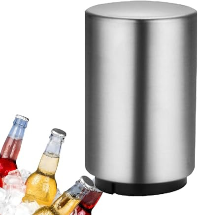 Abridor de botellas magnético, abridor de cerveza automático,Recogedor magnético portátil de tapas de tarros | No daña la tapa hacia abajo y el recogedor de tapa magnético desplegable para bar, hogar,