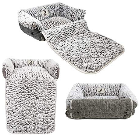allpetsolutions Alfie Beds Fleece Warm Dog/Cat Bed Sofa/Couch/Chair Protector (Small)