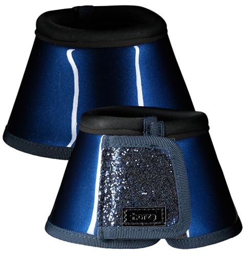 horze Hovklockor med glitter, blå, L