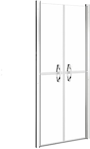 vidaXL Duschdörr klar ESG 91x190 cm