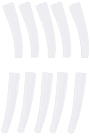 10 Pcs Protecteur De Pince À Épiler, Housses De Protection Accessoires Pour Pinces À Épiler Transparent Capuchon De Pince À Épiler Antidérapant Coude Et Cils Outils De Transplantation Maquillage