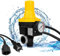 Ansobea Elektronische Pumpensteuerung 1100W 9000l/h, Druckschalter für Wasser, 10 Bar Druckwächter mit Kabel, IP65 Druckschalter für Wasserpumpen, überwacht den Wasserdurchfluss (1.5-3 Bar）
