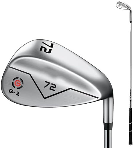 72 Degree Golf Sand Wedge Club, 35 Tum Individuell Golfklubba Järn, CNC-struktur, Rostfritt Stålklubba, Golftillbehör, Bra Golfpresent, Högerhänt, Bollavstånd Lätt Att Kontrollera