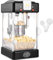 VEVOR Macchina per Popcorn, 240 x 275 x 475 mm Macchina Popcorn Elettrico 300 W Bollitore Peso 3,25 kg, Produrre per Lotto, Macchina per Popcorn da Tavolo, Include 2 Misurini, Stile Cinema, Nero