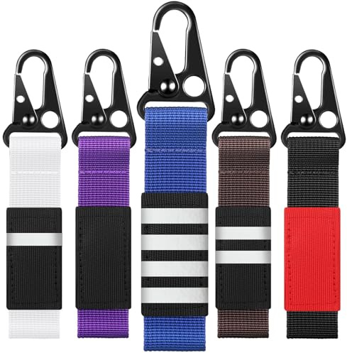 KAKABUBBLE Jiu Jitsu Keychain Set with Free Finger Tape & Aluminum Clip - BJJ Belt Promotion Gift for Men & Women - Brazilian Jiu-Jitsu Keyring in White, Blue, Purple, Brown, Black