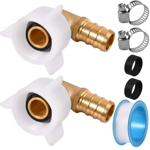 SPEEDWOX 5 pezzi Pex 1/2 pollice Npt femmina filettata gomito girevole Pex 90 gradi gomito raccordi pompa acqua parti idrauliche girevole raccordo rubinetto per camper e impianto idraulico