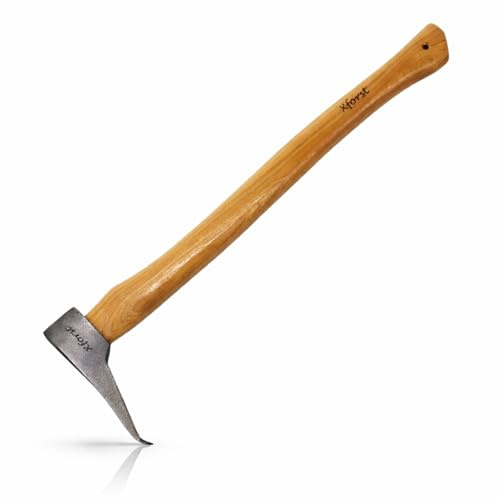 Xforst X-P56 Sappie Sapie, ideal zum Bewegen und Aufnehmen von Holzstämmen und Holzstücken. Mit Eschenstiel 60 cm und dünne Spitze aus geschmiedetem Kohlenstoffstahl.