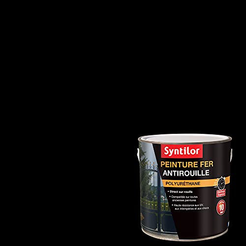 Syntilor - Peinture Fer Ultra Protect Noir Brillant RAL 9005 1,5L