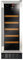 CDA 20 Bottle Capacity Single Zone Freestanding Under Counter Wine Cooler - Stainless Steel, 400044388