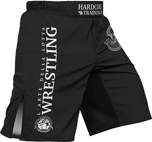 Hardcore Training Shorts Homme Combat Shorts Arts Martiaux MMA BJJ Fitness Muay Thai Boxe Grappling No Gi
