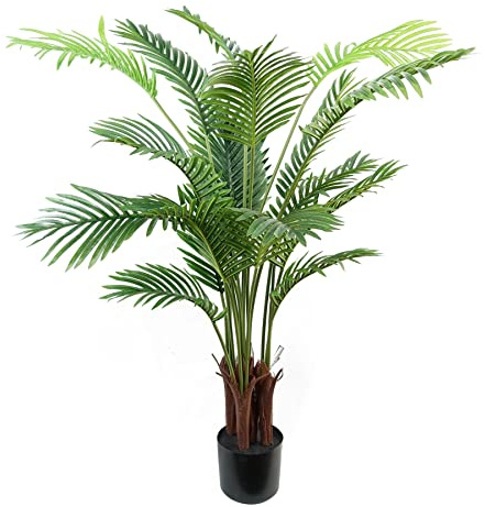 Leaf Palmera Artificial Grande, Areca Natural, 110 cm