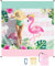 WERNNSAI Flamingo Picknickdecke - 200 x 210 cm Große Stranddecke Wasserdicht Sandfest Rosa Strandmatte Schnell Trocknend Stranddecke für Picknick Wandern Reisen Camping Familienurlaub