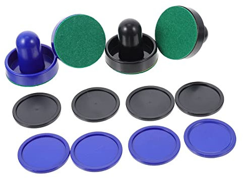 Toddmomy 2sätze Air-Hockey-Puck Hockey-Pusher Airhockey-ersatzteile Hockey-spielzubehör Airhockey-Teile Für Mini-Tisch