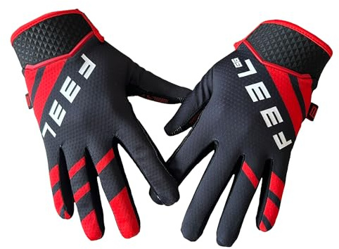 F33L SR3 Diamond Sim - Guanti da corsa, taglia XL, colore: Rosso