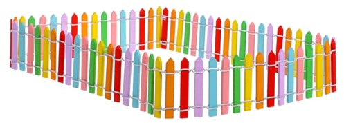 ROMISBABA Clôture Miniature Bois pour Jardin Bordure Décorative pour Paysages Et Jardins De Fées De De Haut Facile à Installer Et Personnalisable