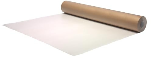 50 m² slitstark kartonglöpare i hårdpapp | Golvskydd för laminatgolv | För alla ytor | vid konstruktion och renovering | 220 GSM | 1,30 m bred