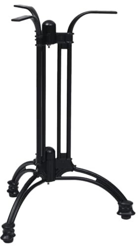 Xichuzi Bistrotisch-Gestell Schwarz Ø60x72 cm Aluminiumguss, Gartentisch, Terrassentisch, Esstisch Garten, Balkontisch, Gartenesstisch, Gartenmöbel, Partytisch - 325435