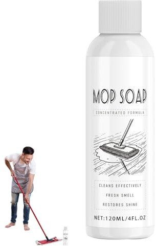 Sapone detergente, detergente multiuso, soluzione profumata, pulizia efficiente dei pavimenti, ecologico e sicuro, altamente profumato e rinfrescante, bottiglia da 120 ml per casa, cucina, pavimento