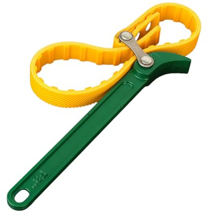 EZVEZS 9inch Strap Wrench Belt Type,Adjustable Rubber Strap Wrench | Anti Slip Oil Filter Removal Tool,Multi-Purpose Strap Opener for Filter Element Removel & Assembly for Automotive Maintenance