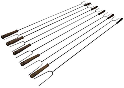 10x XXL Grillspieß Lagerfeuer Feuer Stahl Spieß Grillbesteck 1m / 120cm NEU!