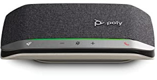Poly Sync 20 persönlicher, tragbarer Smart-Konferenzlautsprecher für USB-A (Plantronics) – Mobiltelefon per Bluetooth oder zu PC/Mac über USB-A – Echo-/Geräuschunterdrückung – Teams, Zoom & mehr