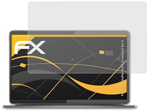 atFoliX Screen Protector compatible with Lenovo Idea Pad Duet 5 Chromebook Gen 6 Screen Protection Film, anti-reflective and shock-absorbing FX Protector Film (2X)