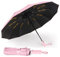 LAMA Regenschirm Auf-Zu Automatik Klappschirm Taschenschirm Winddicht mit Extra Robust 12 verstärkte Rippen Sturmfest Golfschirm 210T Nylon Schirm Anti-UV Reiseschirm Faltbarer Regenschirm, Rosa
