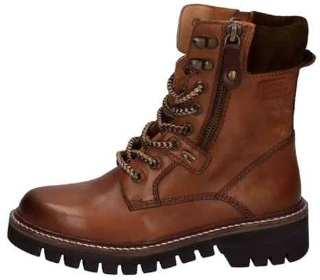 camel active Damen Schuhe Winterschuhe Stiefeletten Schnürschuhe Schnürstiefeletten, Farbe:Braun, Schuhgröße:EUR 40, Artikel:-470 Cognac