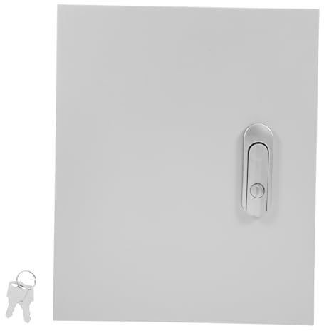 HOMSFOU Elektrischer Verteilerkasten Metallgehäuse Staubdicht Wandmontage Abnehmbare Montageplatte Universell Für Elektrogeräte