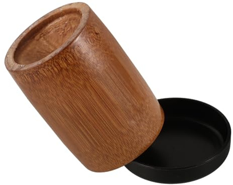 VICASKY Gobelet à tamis en bois - Gobelet cube pratique pour fête - Support pour dés de jeu - Gobelets de dés pour jeux de rôle - Secoueur de dés - Gobelets empilables en plastique